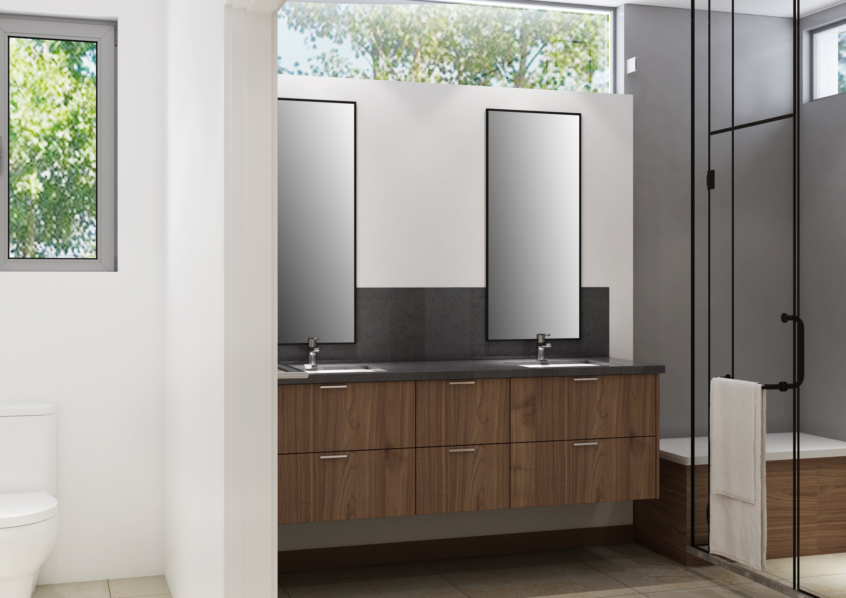 floating bathroom vanity