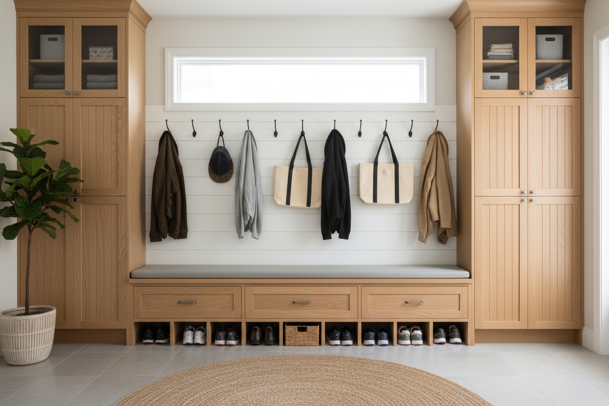 mudroom cabinets