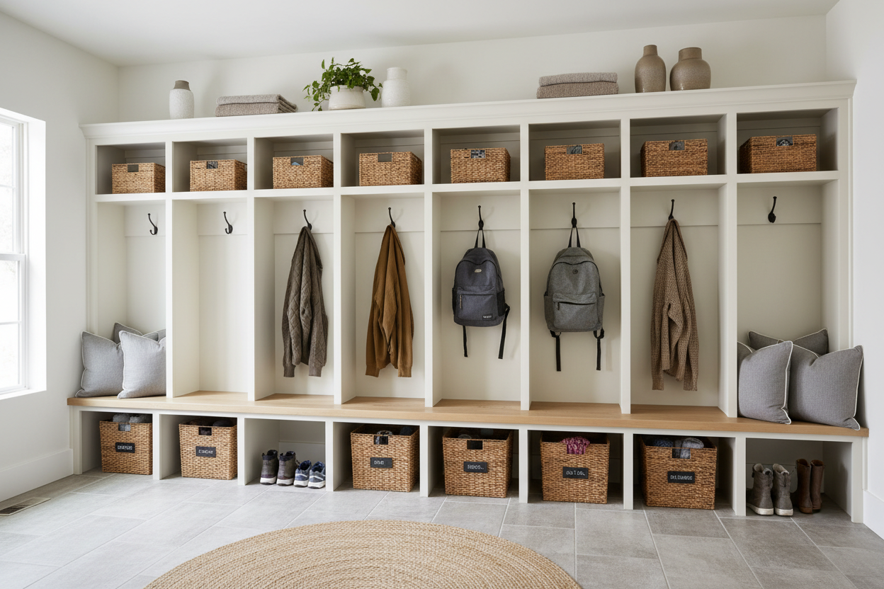 mudroom storage