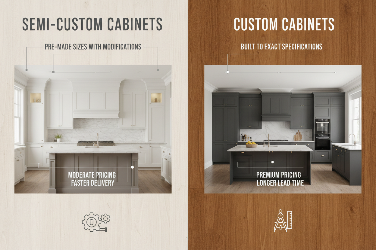 Custom kitchen cabinets