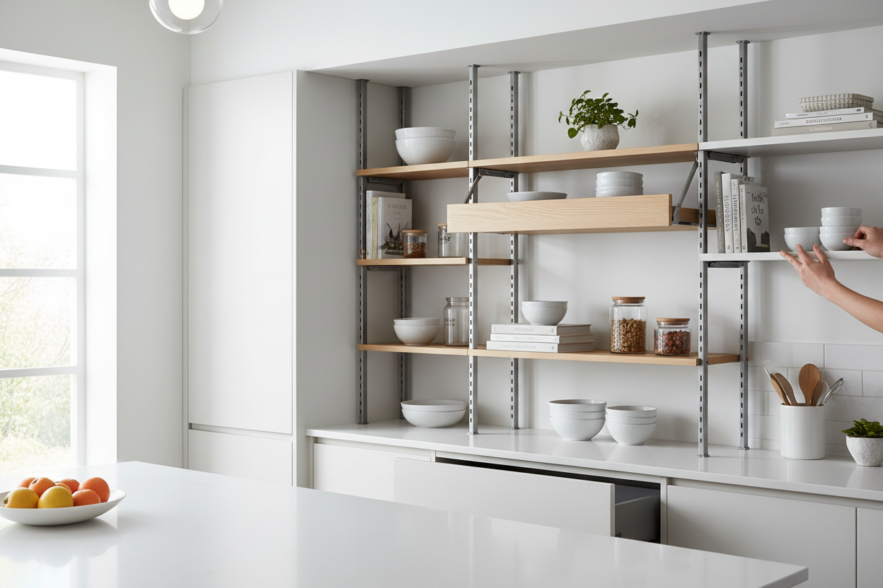 kitchen cabinet shelves