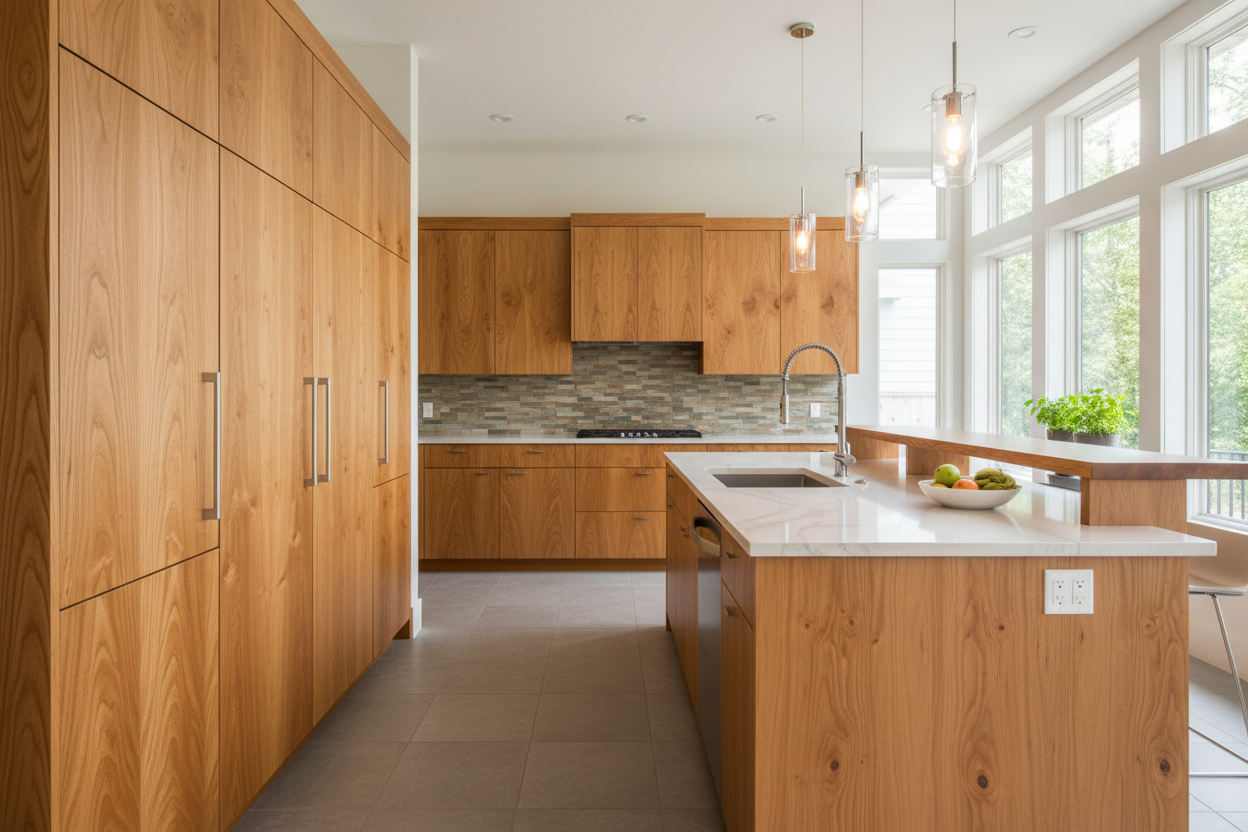 Alder Wood Cabinets