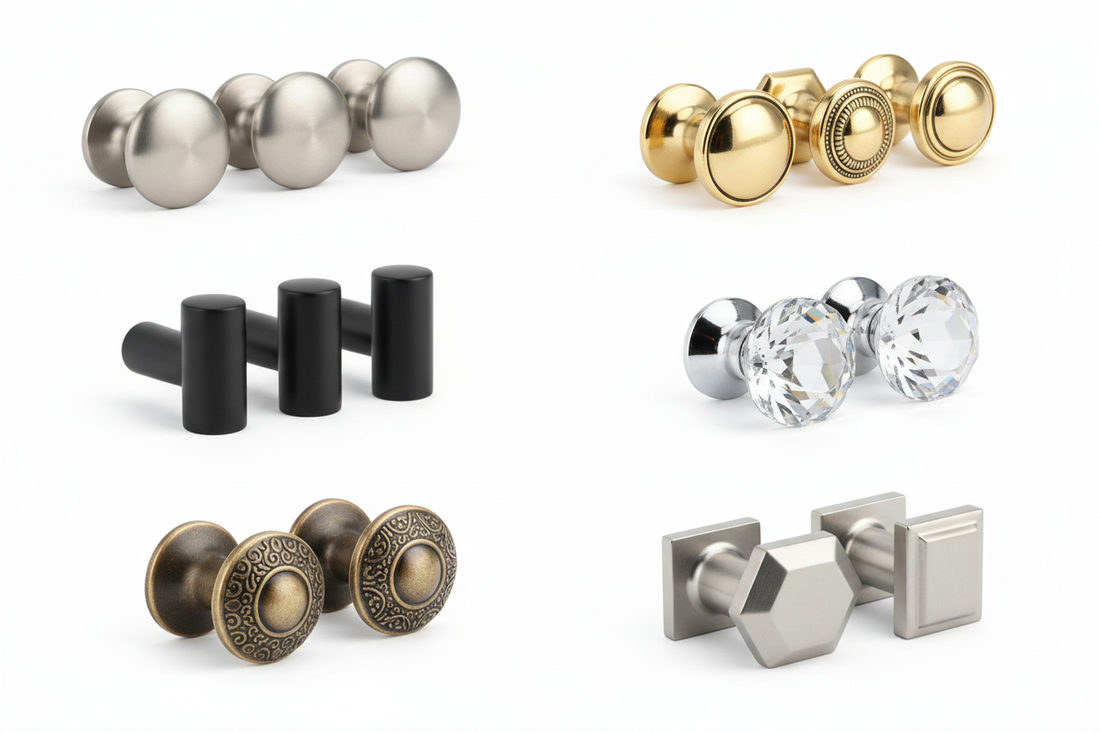 Kitchen Cabinets with Knobs