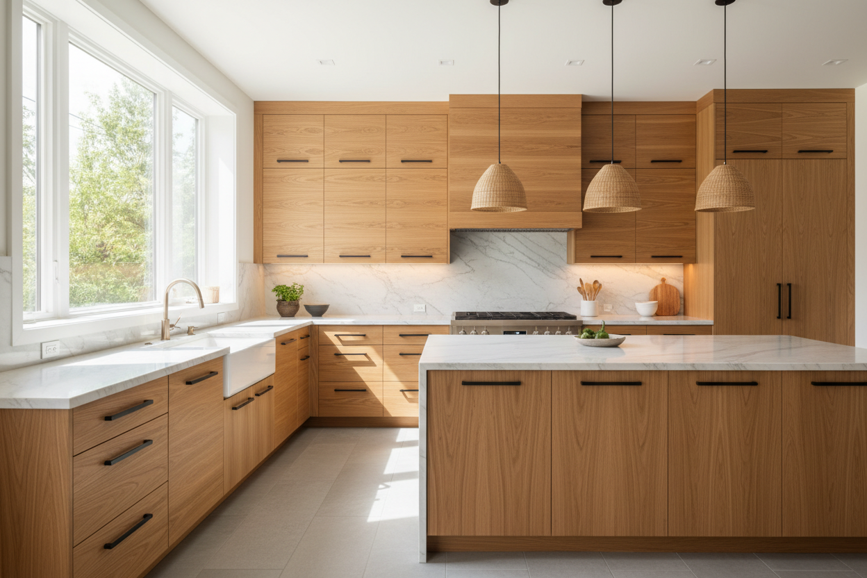 Choosing the Right Wood for Kitchen Cabinets: Best Wood Species for Durability & Style