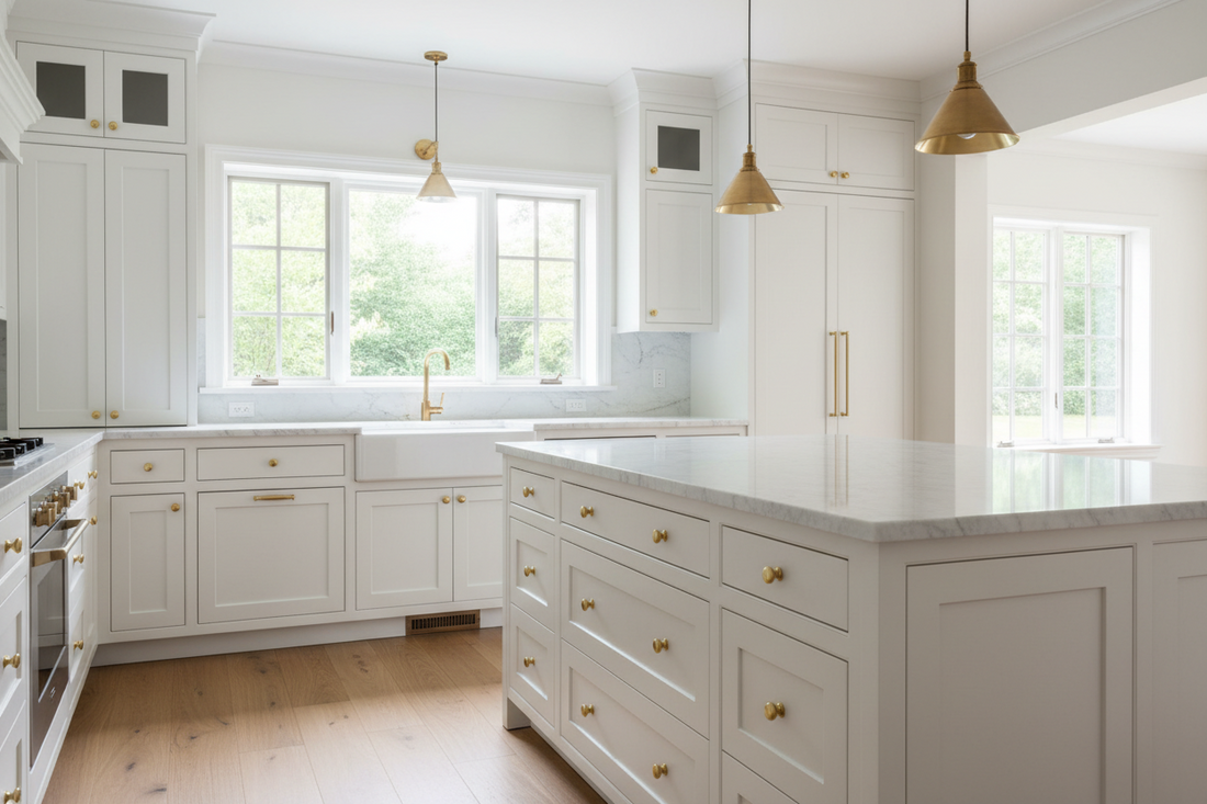 Kitchen Cabinets with Knobs