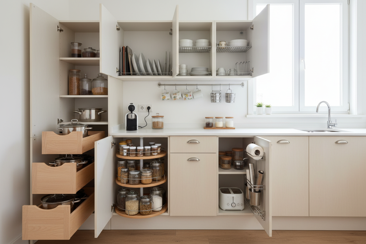 kitchen cabinet layout